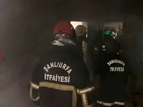 Apartmandan yükselen duman ekipleri alarma geçirdi
