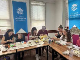 Ara tatil anne-çocuk atölyeleriyle renklendi
