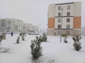 Araban Ovası’na kar yağışı çiftçilerin yüzlerini güldürdü

