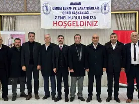 Araban’da esnaf odası başkanı Ahmet Karakuş güven tazeledi
