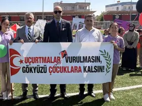 Araban’da uçurtmalar Gazze’deki çocuklar için gökyüzüne yükseldi
