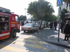 "Araçtan duman çıkıyor" ihbarı ekipleri harekete geçirdi
