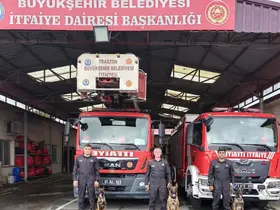 Arama kurtarma köpeklerinin eğitim üssü Trabzon oldu
