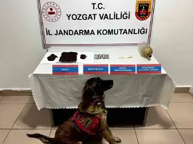 Arama yapılan evde uyuşturucu madde ele geçirildi
