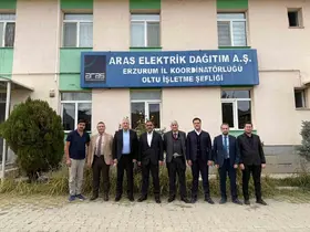 Aras EDAŞ üst yönetimi saha ziyaretlerinde
