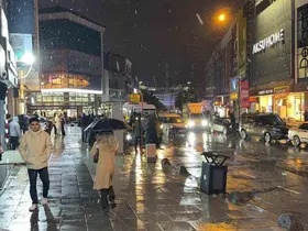 Arnavutköy’de kar yağışı başladı
