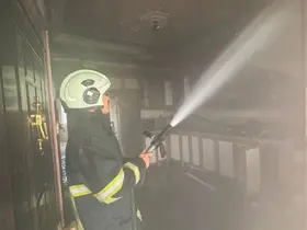 Arsuz’da ev yangını
