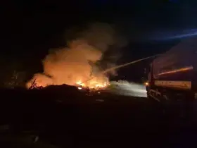 Arsuz’da otluk ve çöplük alan yangını kontrol altına alındı
