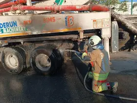 Arsuz’da tır yangını kısa sürede kontrol altına alındı
