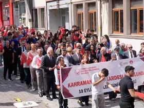 Artvin’de Gaziler Günü kapsamında kortej yürüyüşü düzenlendi
