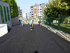 Atakum’da asfalt çalışması
