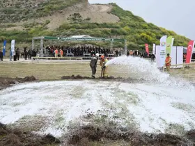 Ateş savaşçıları dayanıklılık ve hünerlerini sahada gösterdi
