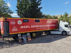 Atıl durumdaki tır dorsesi ‘Mobil Arama Kurtarma’ aracına dönüştürüldü
