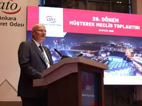 ATO Başkanı Baran: "Enflasyonla mücadele ederken reel sektörün, üretimin ve yatırımın ihmal edilmemesi gerekiyor"
