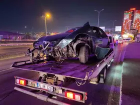 Avcılar’da alkollü sürücü kaza yaptı

