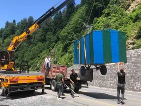 Ayder Yaylası yolundaki izinsiz yapılar kaldırıldı

