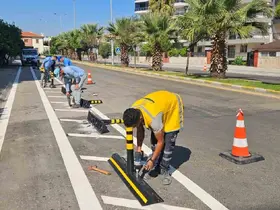 Aydın Büyükşehir, kent genelinde yol yapım ve yenileme çalışmalarını sürdürüyor
