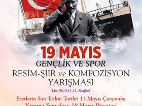 Aydın Büyükşehir’den 19 Mayıs temalı şiir ve kompozisyon yarışması
