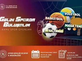 Aydın’da Kamu Spor Oyunları başlıyor
