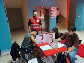 Aydın’da öğrenci yurdunda kan bağışı etkinliği düzenlendi
