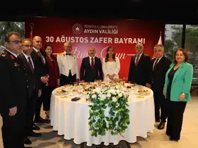 Aydın’da Zafer Bayramı resepsiyonu gerçekleştirildi
