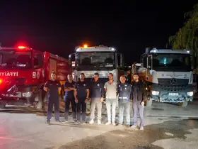 Aydın’daki orman yangınına Eskişehir’den destek
