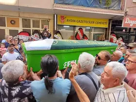 Aydınlı gazeteci Yazıcı’yı meslektaşları son yolculuğuna uğurladı
