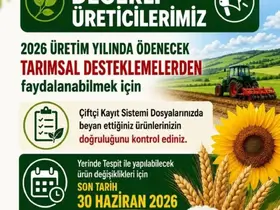 Aydınlı üreticilere ÇKS uyarısı: "Son tarih 30 Haziran
