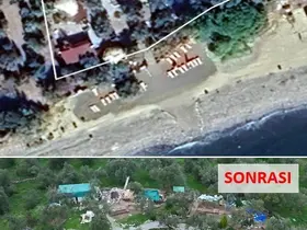 Ayvacık’ta 63 kaçak yapı yıkıldı
