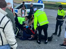 Babaeski’de motosikletle otomobil çarpıştı: 1 yaralı
