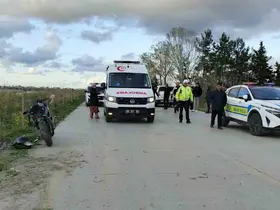 Bafra’da motosiklet kazası: 1 yaralı
