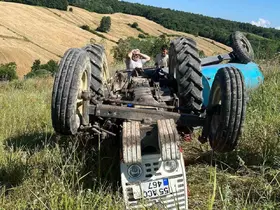 Bafra’da traktör devrildi: 1 ölü
