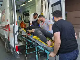 Bahçe aydınlatmasını onarırken elektrik çarptı: 1 yaralı
