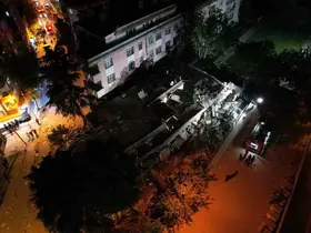 Bahçelievler’de 4 katlı boş bina çöktü
