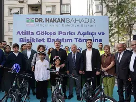 Bahçelievler’de hem park hem bisiklet coşkusu
