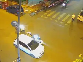 Bahçelievler’de motosiklet sürücüsünün ani hareketi kazaya yol açtı

