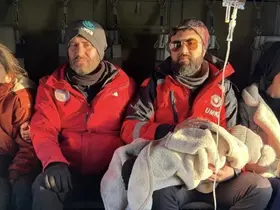 Bahçesaray’da iki hasta helikopterle Van’a sevk edildi
