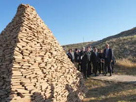 Bakan Ersoy, Perre Antik Kenti’nde yürütülen çalışmaları yerinde inceledi
