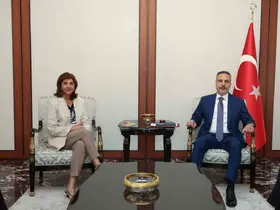 Bakan Fidan, Cuellar'ı Kabul Etti