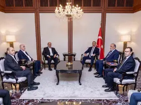 Bakan Fidan, Hamas Siyasi Büro Şefi Hayye’yi kabul etti
