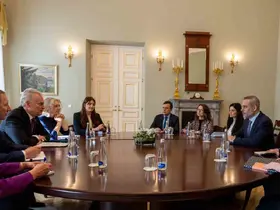 Bakan Fidan, Litvanya Cumhurbaşkanı Nauseda ile görüştü
