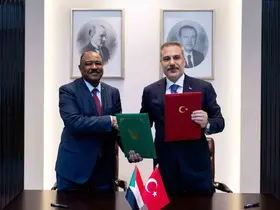 Bakan Fidan, Sudan Dışişleri ve Uluslararası İşbirliği Bakanı Salem ile görüştü
