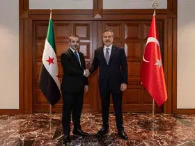 Bakan Fidan, Suriyeli mevkidaşı Şeybani ile görüştü
