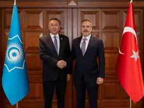 Bakan Fidan, Türk Devletleri Teşkilatı Genel Sekreteri Ömüraliyev ile görüştü
