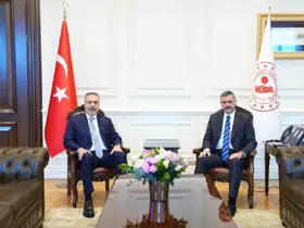 Bakan Fidan’dan Bakan Çiftçi’ye "hayırlı olsun" ziyareti
