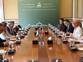 Bakan Göktaş, Filistin ve Somalili bakanlar ile İİT temsilcileriyle bir araya geldi
