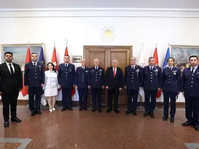 Bakan Güler, Hava Kuvvetleri Komutanlığı personelini kabul etti
