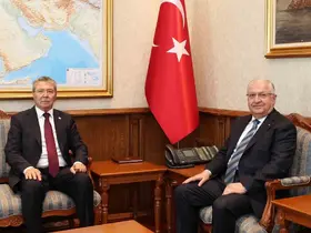 Bakan Güler, KKTC Başbakanı Üstel ile görüştü
