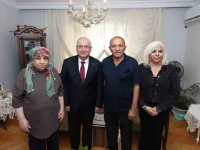 Bakan Güler, şehit Alaattin Buluç’un ailesini ziyaret etti

