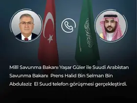 Bakan Güler, Suudi Arabistan Savunma Bakanı El Suud ile görüştü
